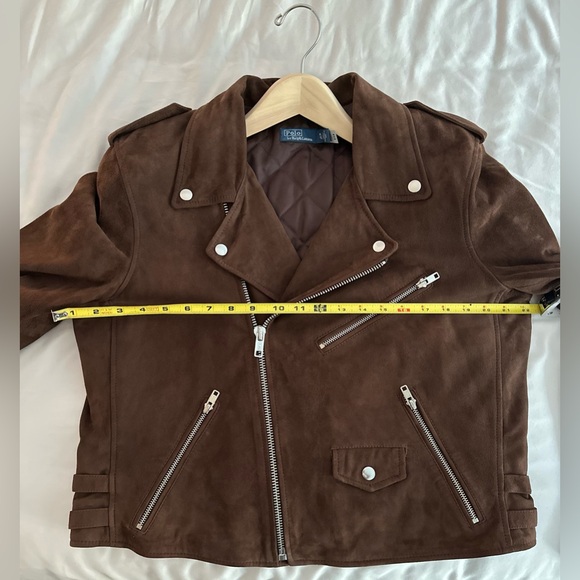 Polo Ralph Lauren Suede Moto Jacket - Picture 8 of 11